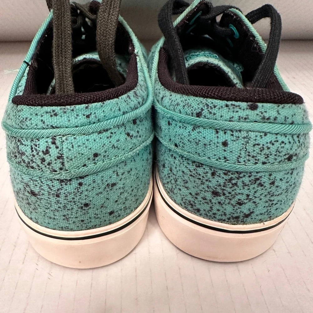 Nike SB Stefan Janoski Aqua Black Speckle Skate Shoes Youth 6Y Women’s 7.5